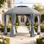 Auvents portables et pavillons de jardin (doit inclure le cadre), patio moderne en acier