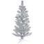 Artificial Tinsel Christmas Tree - 3' - Silver-719482968
