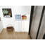 Armoire de rangement de salle de bain autoportante 36 po, portes à fermeture douce, blanc brillant, contreplaqué, emballage KD, combinaison 12 po X3 (convient pour la salle de bain, la cuisine, la salle d'étude, la chambre à coucher, etc.)