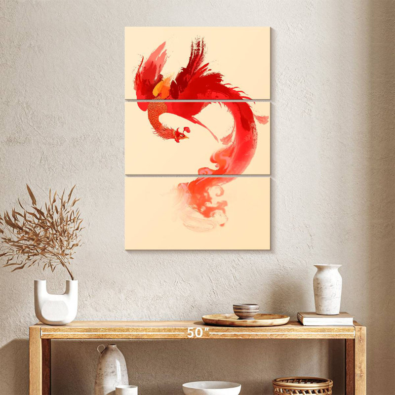 Kelan Phoenix Bird, 38" H x 24" W