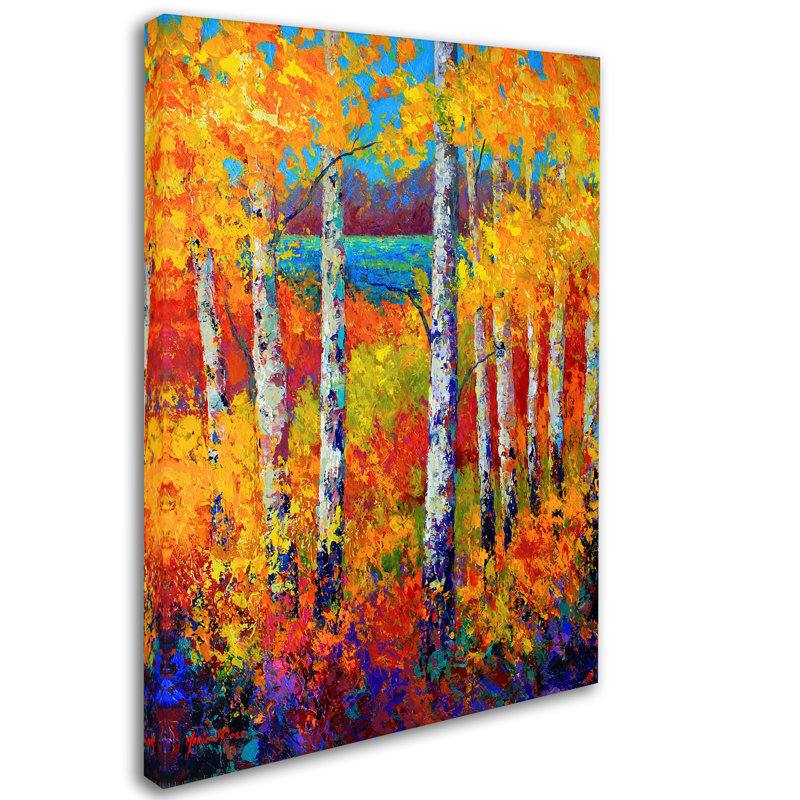 «Autumn Patchwork» par Kucera, reproduction sur toile tendue, H 19 po x l 14 po