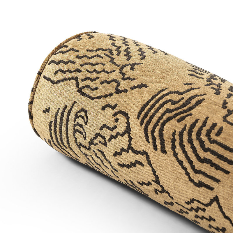 Coussin Maxson - Ocre balkanique - 8 po x 48 po