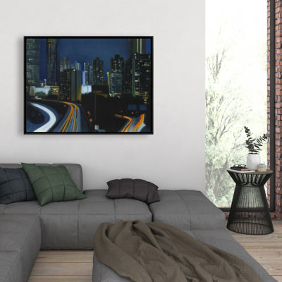 «Atlanta At Night», reproduction sur toile
