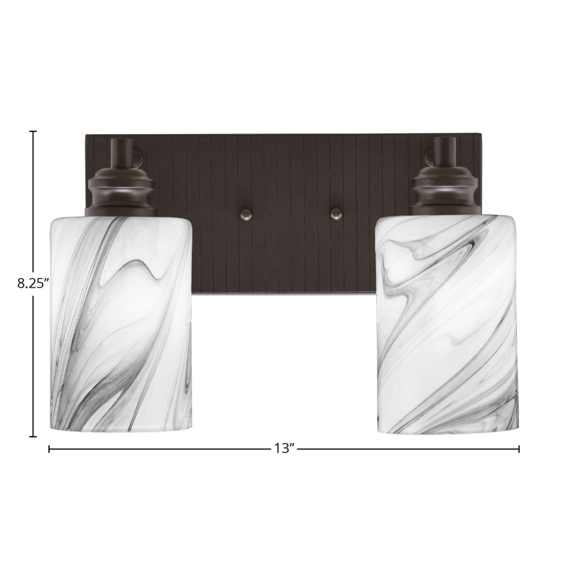Asmunn 2 - Light Vanity Light, Espresso