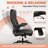 Loriece Ergonomic Executive Chair with Flip-up Armrests-836753795