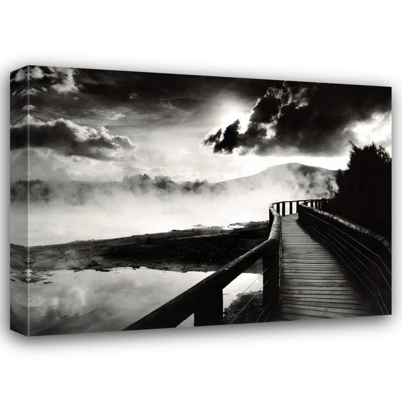 Passerelle sur le lac, H 18 po x l 24 po