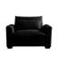 Chaise en velours côtelé noir avec assise profonde moelleuse et confortable-1633219315-1633219319