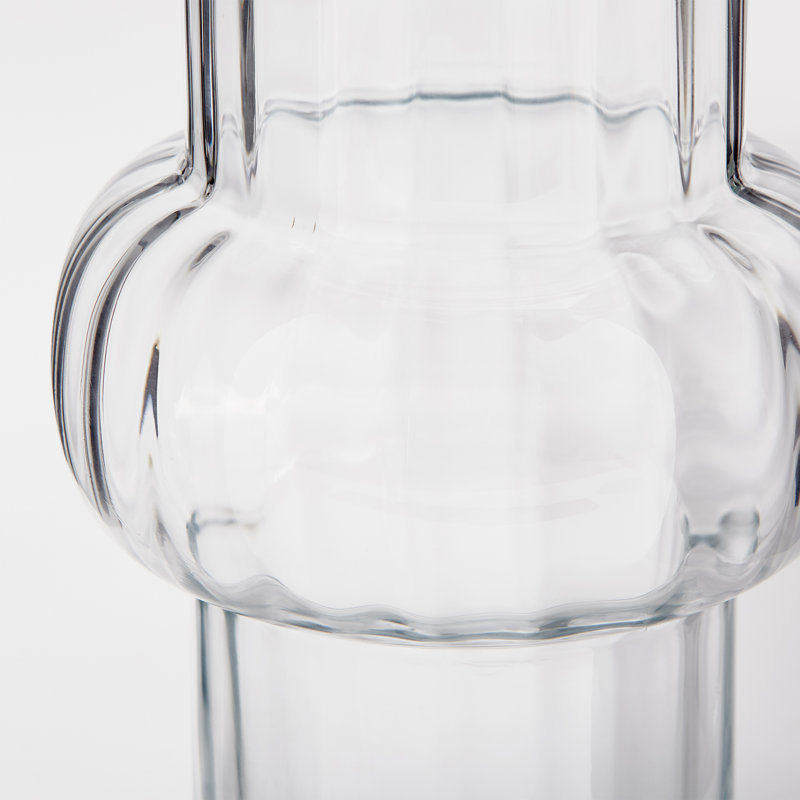 Hurley Glass Table Vase, 15.5" H x 8.25" W x 8.25" D