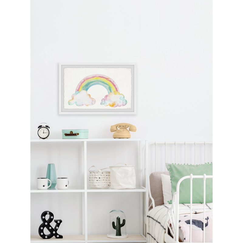 «Gaddy Rainbow Pastel», reproduction encadrée, H 12 po x l 18 po x P 1,5 po