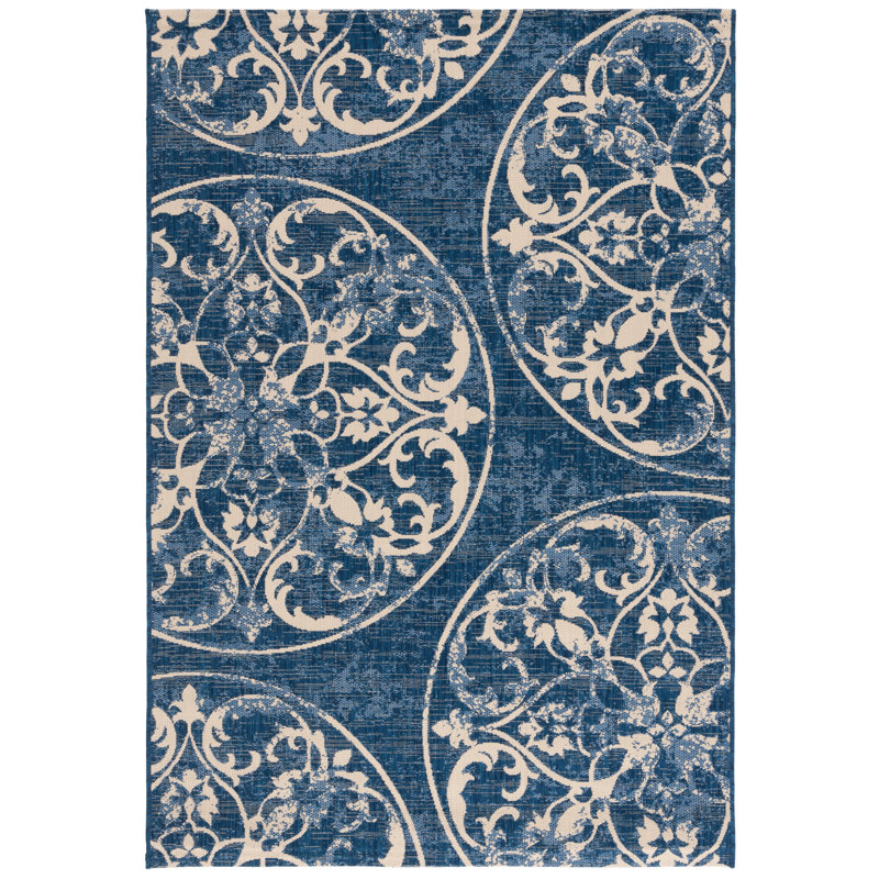 Clarie Performance Floral Indoor/Outdoor Area Rug