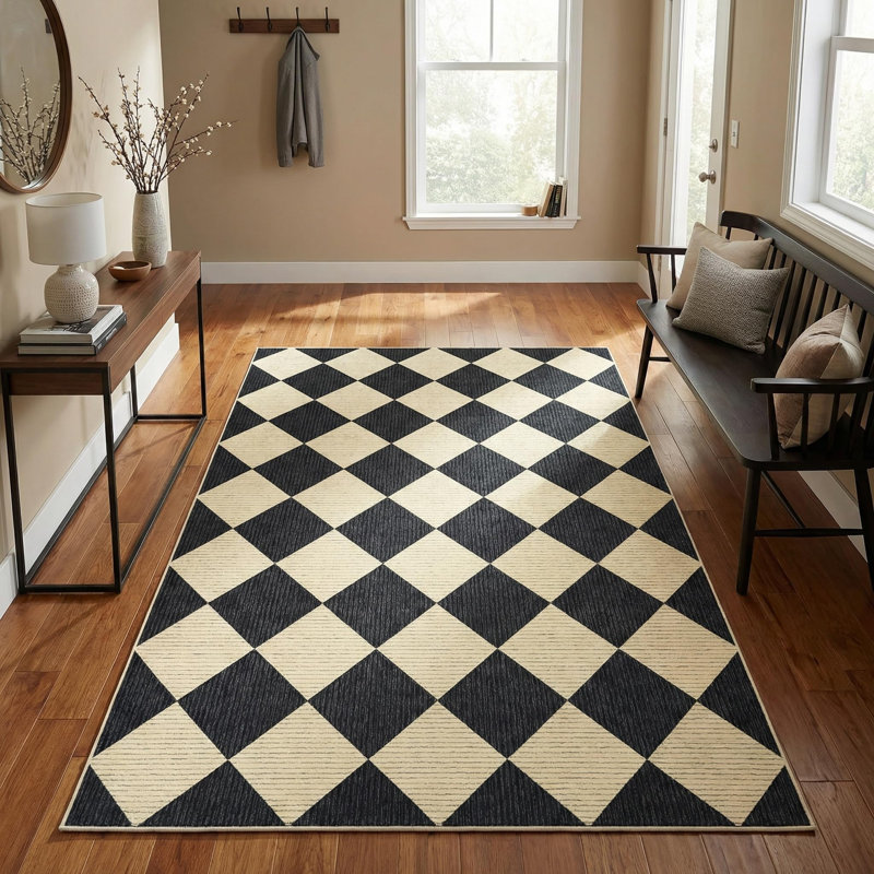 Geometric 80cm X 150cm Area Rug