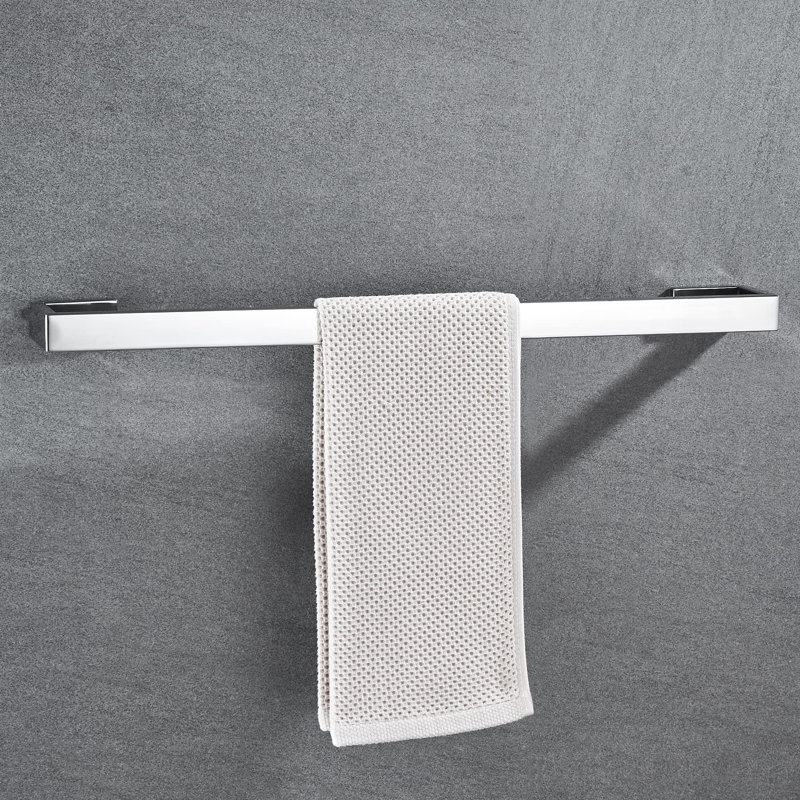 Porte-serviettes mural 24 po, Nickel brossé, H 1,18 po x L 23,58 po x P 2,95 po