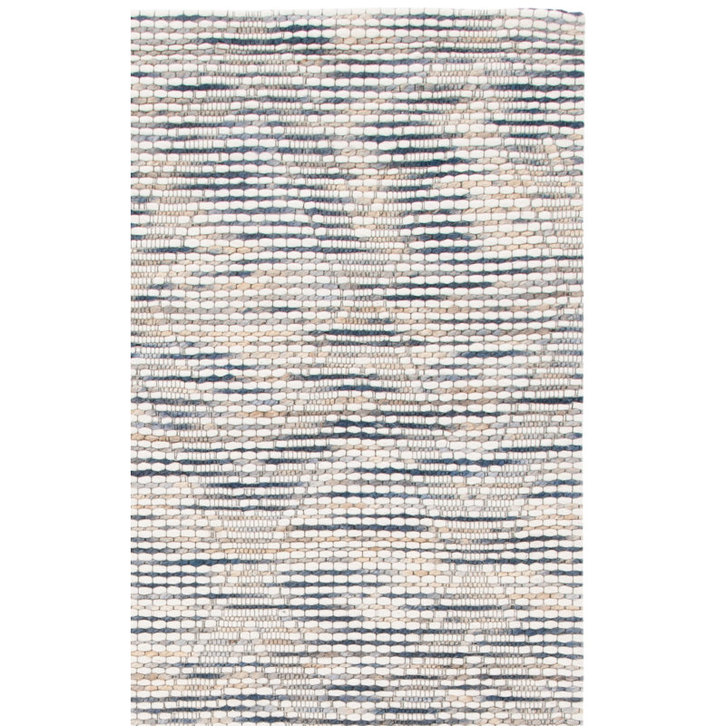 Edgartown 901 Area Rug In Ivory / Blue, Square 6'