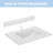 30"Engineered Stone Backsplash For Bathroom Vanity Top In Carrara White
