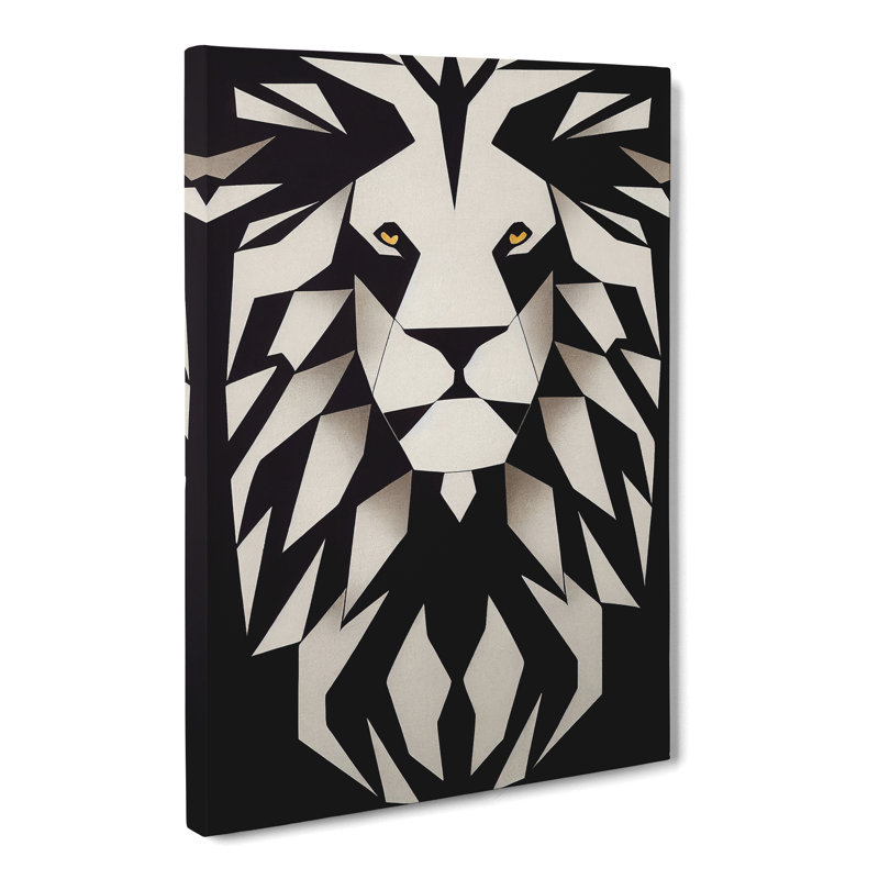 Lion - Wrapped Canvas, 50cm H x 35cm W x 3cm D