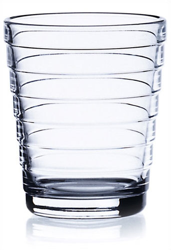 Aino Aalto Drinking Glass, 7.44 oz., Clear