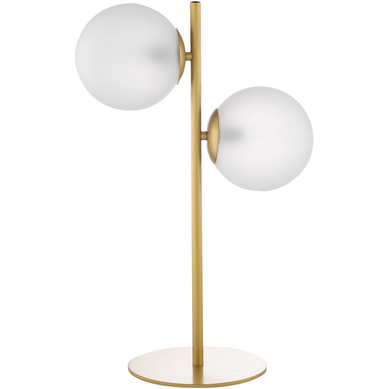 Lampe de table Dianna, H 20,5 po x l 8 po x P 6 po, Or