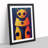 Robo Cat - Single Picture Frame Print-2017030411-2017030410