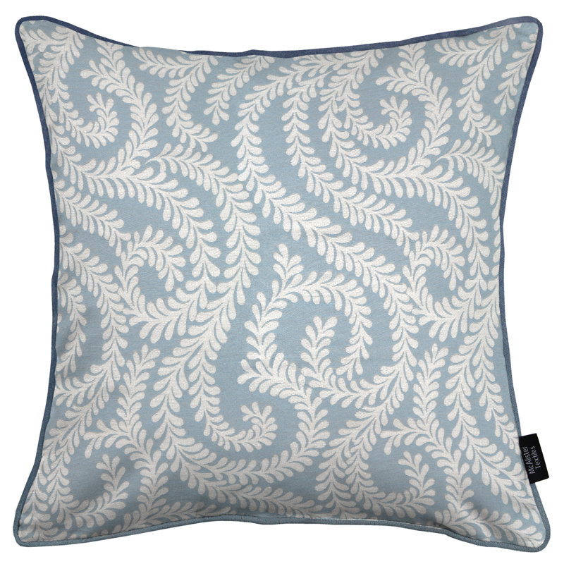 Holoman Floral Square Cushion Cover, 49 x 49cm, Blue