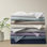 Peached Percale White 200 Thread Count Relaxed 100% Cotton Percale 4-Piece Full Sheet Set