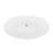 DreamLine Continuum 66 in. L x 36 in. W x 27 3/8 in. H Acrylic Double Slipper Freestanding Tub, Brushed Nickel-118166220