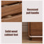 Armoire d'appoint en noyer massif