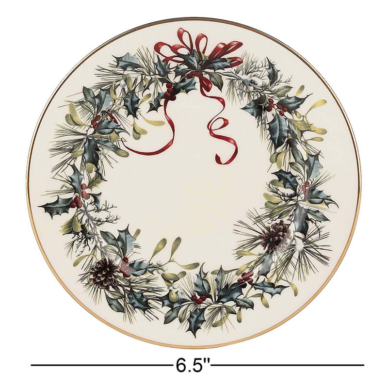 Assiette à beurre 6,5 po Lenox Winter Greetings
