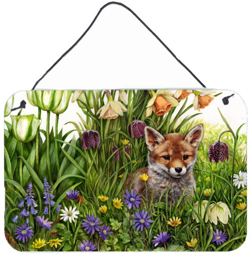 April Fox by Debbie Cook Painting Print Plaque