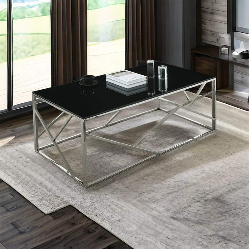 Table basse Milijana, Chrome