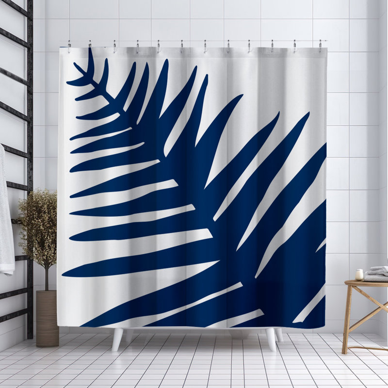 Rideau de douche Coco, Bleu marine