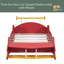 Lit plateforme simple avec roulettes-288219256