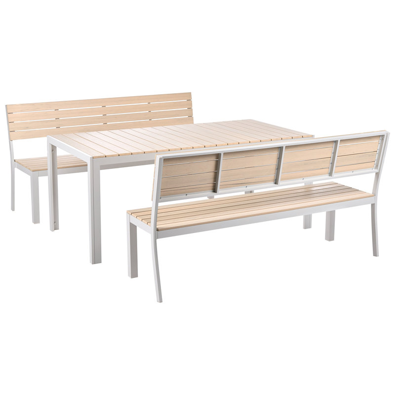 Charleton 6 - Person Patio Dining Set with Rectangular Table