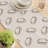 Table Runner, 100% Cotton, 16X72", Football Sketch-1819785021