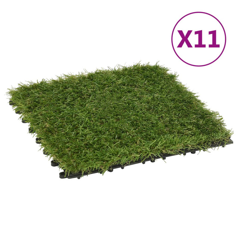 0.35cm Faux Evergreen Grass in Freestanding