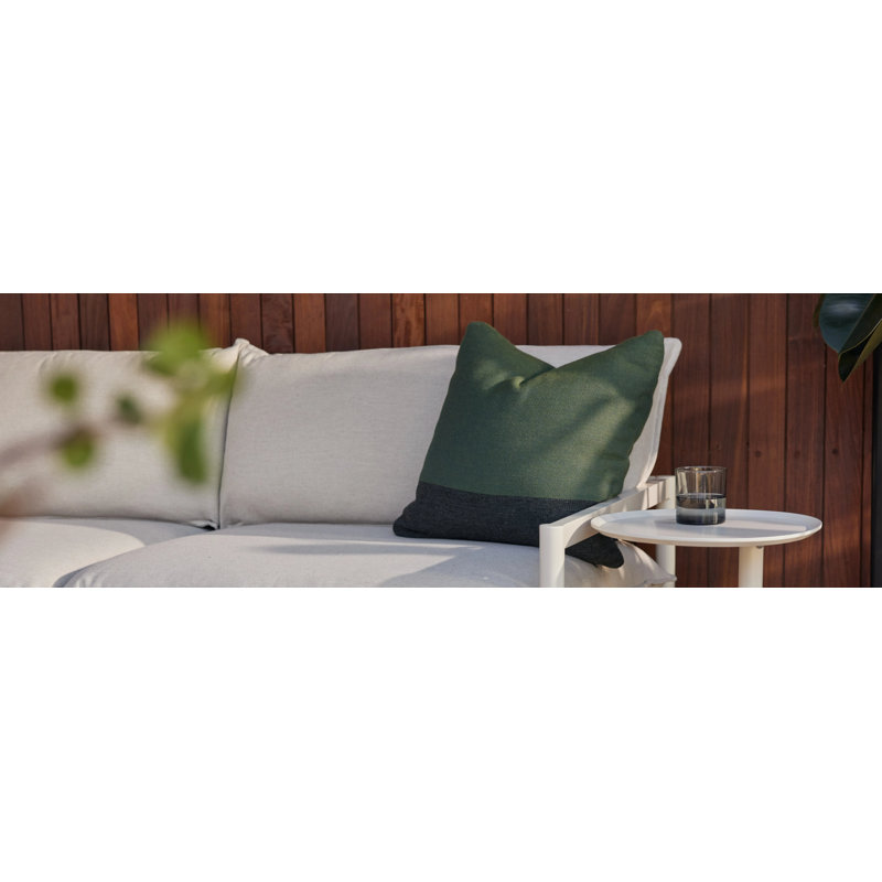 Horizon Square Indoor/Outdoor Pillow Cover & Insert, Horizon Lemon