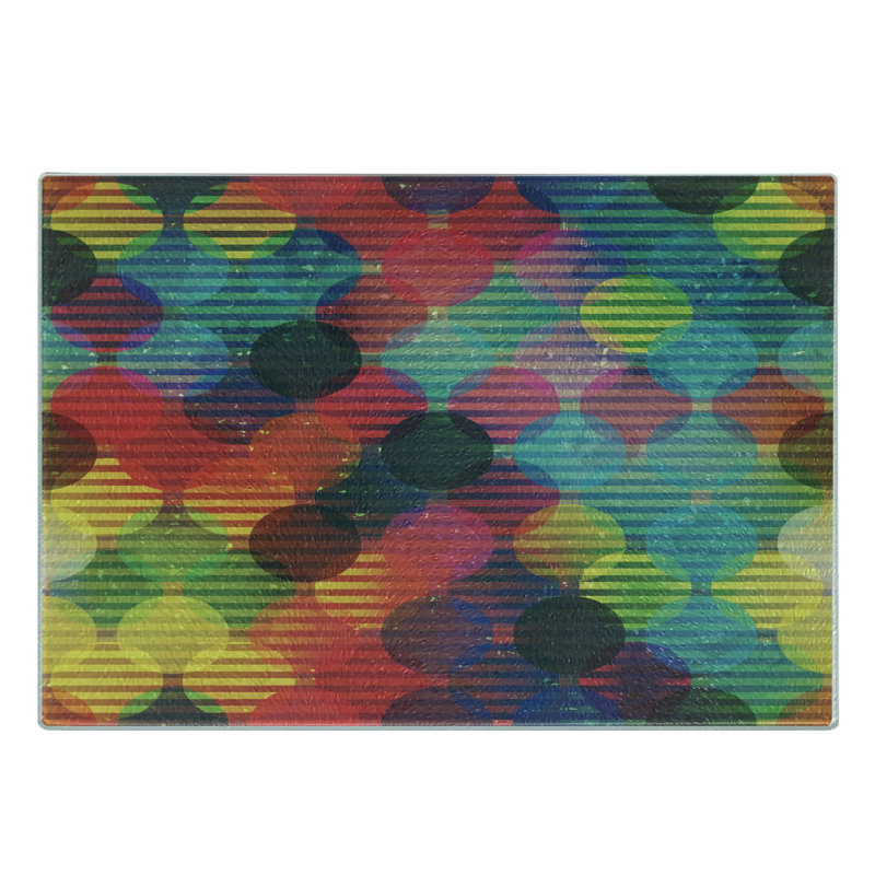 Multicolore planche à découper Ambesonne