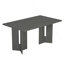 Table de salle à manger en bois pour 6 personnes avec chaises rembourrées, table rectangulaire de 60 pouces avec pieds découpés pour une utilisation polyvalente-129386266-129386269-129386270