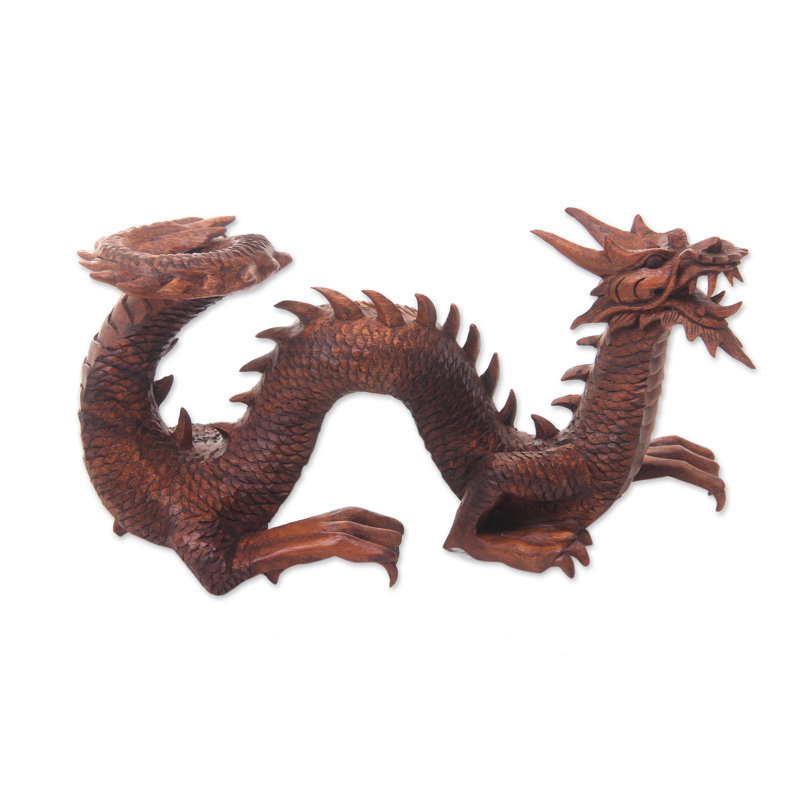 Figurine de dragon balinais artisanale Emsley