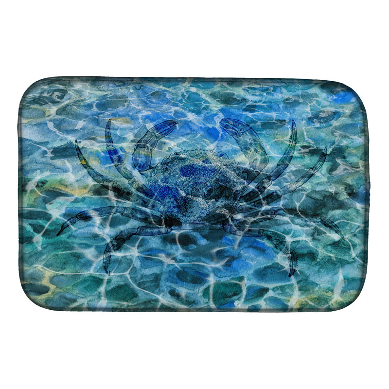 Tapis de séchage sous eau crabe