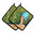 Caroline's Treasures Cotton Potholder Set
