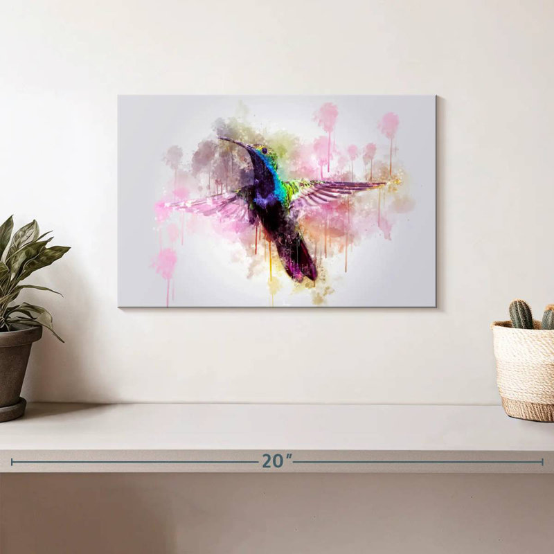 Hummingbird Coloured, H 8 po x l 12 po