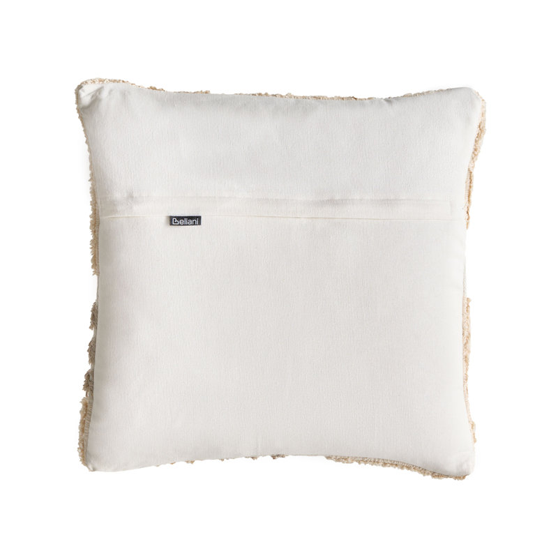 Abstract Cushion, Beige