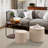 Coffee Table Set With 2 Stools-939469044