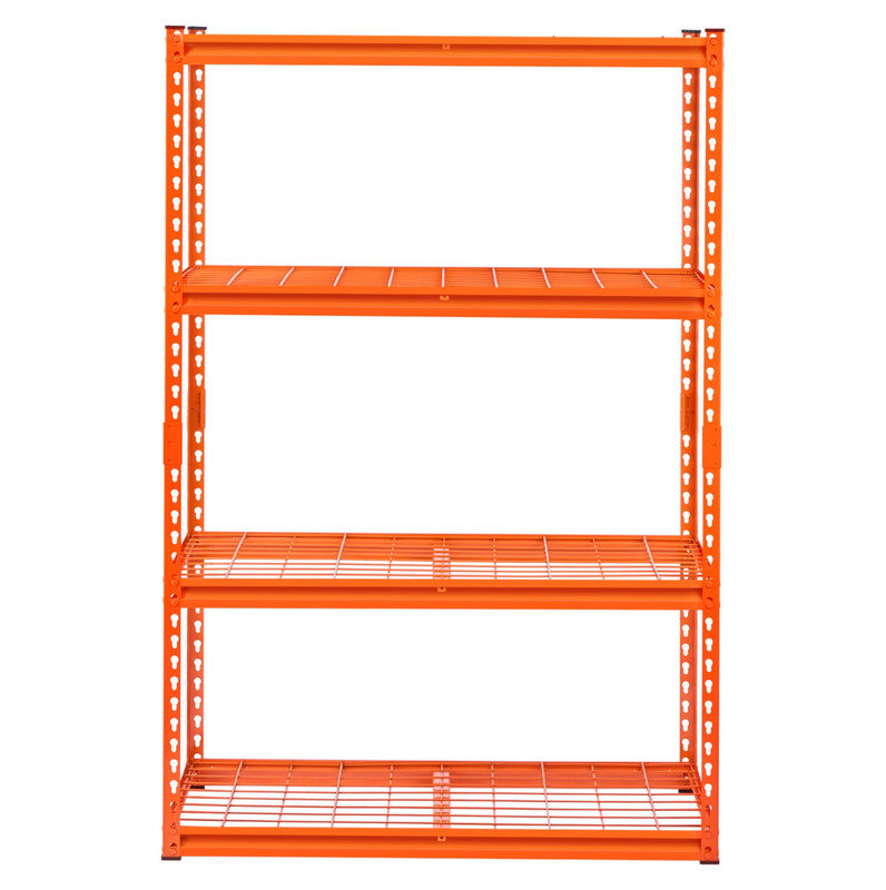 Tablettes de rangement Étagères de garage robustes réglables à 4 niveaux 2400 lb