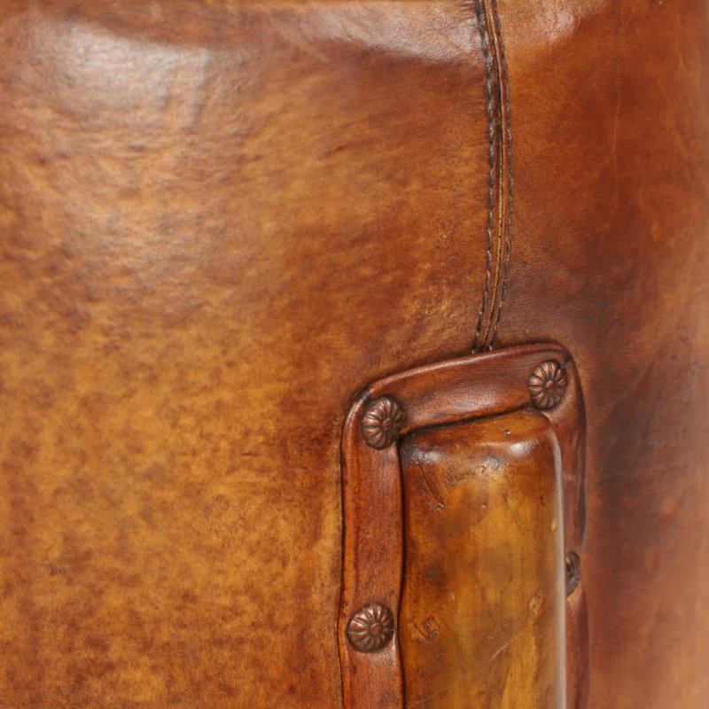 Beacan Leather Ottoman