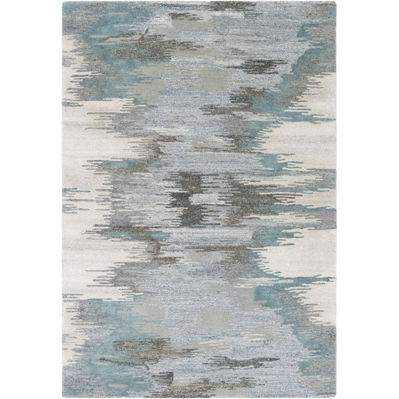 Rochdale Hand Tufted Geometric Indoor Rug, Rectangle 5' x 7'6"