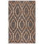 Tapis géométrique en jute et coton-1848600549
