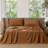 MooMee Sheet Set Extra Deep Pocket 100% Washed Cotton Linen Like Textured Lightweight Breathable-457149649-404490825