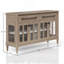 Buffet Power Raedy avec portes d'armoire en verre