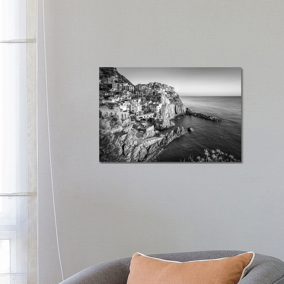 Manarola, Cinque Terre, Italy by Jan Becke - Wrapped Canvas Print